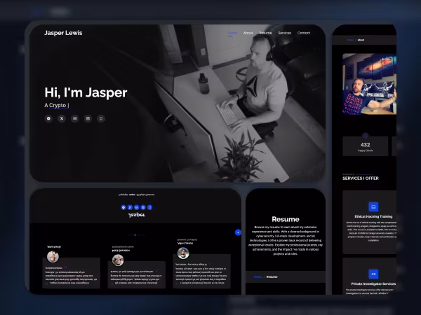 Jasper Lewis Portfolio Website